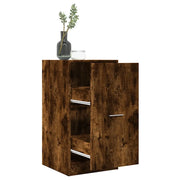 Armadietto da Farmacia Rovere Fumo 40x41x77,5 cm in Truciolato 855191