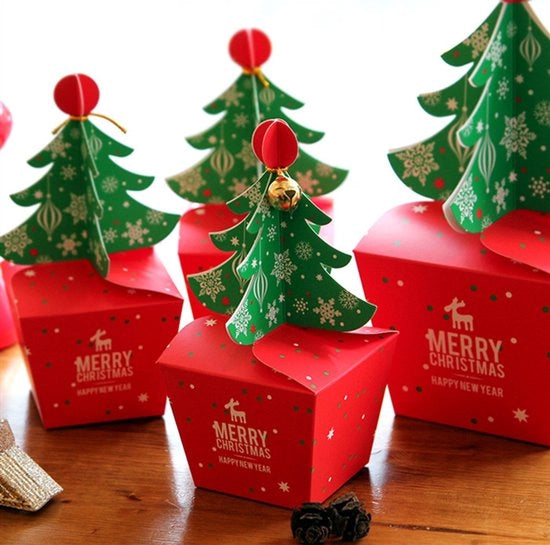 40 dozzine di decorazioni natalizie/cartoni (20 piccole + 20 grandi) per alberi di Natale, mele, caramelle, torte e altri dolci.
