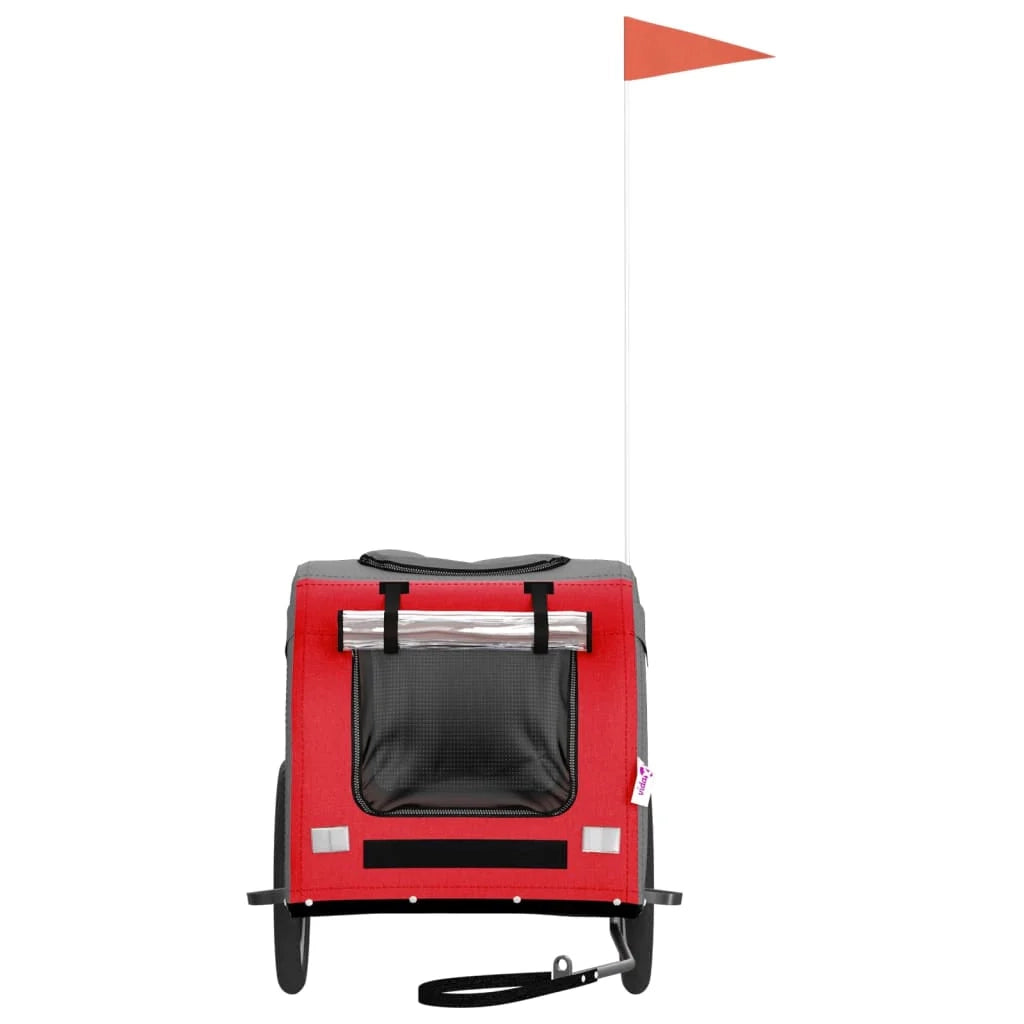 Rimorchio/carrello per animali domestici rosso 02_0044354