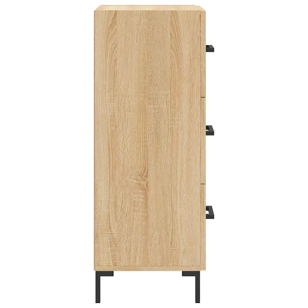 Credenza | Madia | Buffet da pranzo | Armadio da pranzo Rovere Sonoma 34,5x34x90 cm in Legno Multistrato