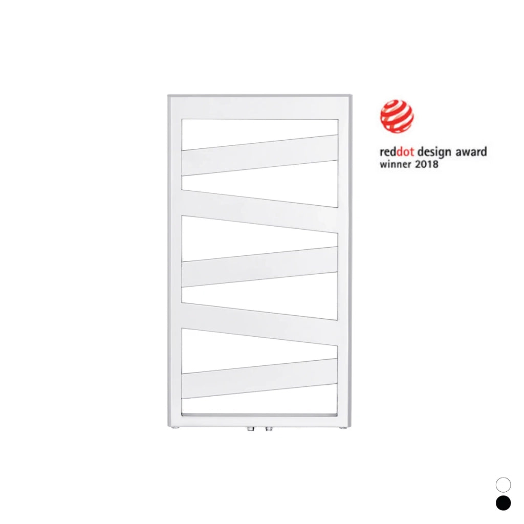 Termoarredo Zehnder Ribbon bianco 97x50 cm