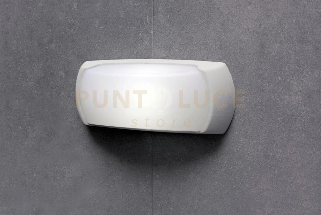 ANDORA APPLIQUE PLAFONIERA 1 LUCE ATTACCO E27 ANTIRUGGINE BIANCO IP66