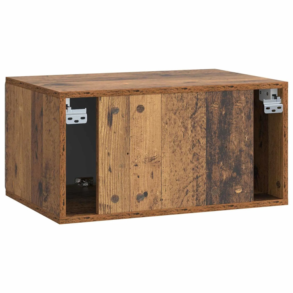 Mobile Porta TV da Muro Legno antico 59,5 x 41 x 30 cm
