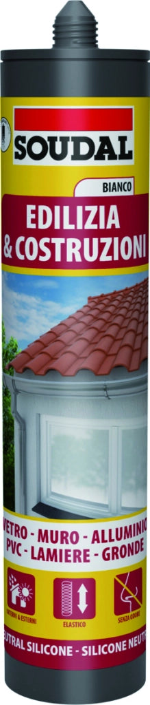 Soudal SILICONE NEUTRO PER EDILIZIA ml. 300 - Rame 12.00 pz