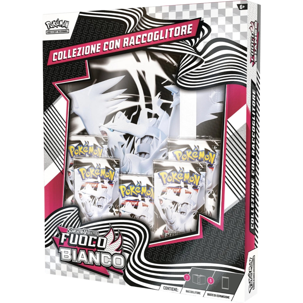 Pokemon Fuoco Bianco Collezione con raccoglitore dell’espansione scarlatto e violetto – fuoco bianco del gcc pokémon
