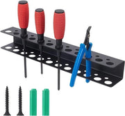 Strumento di Montaggio per Parete con Racks di Stoccaggio per Diversi Tipi di Piccoli Attrezzi da Mano 32x5x4cm