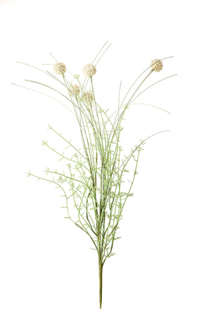 Set 4 Fiori Artificiali di Campo con Gonfrena H 60 cm