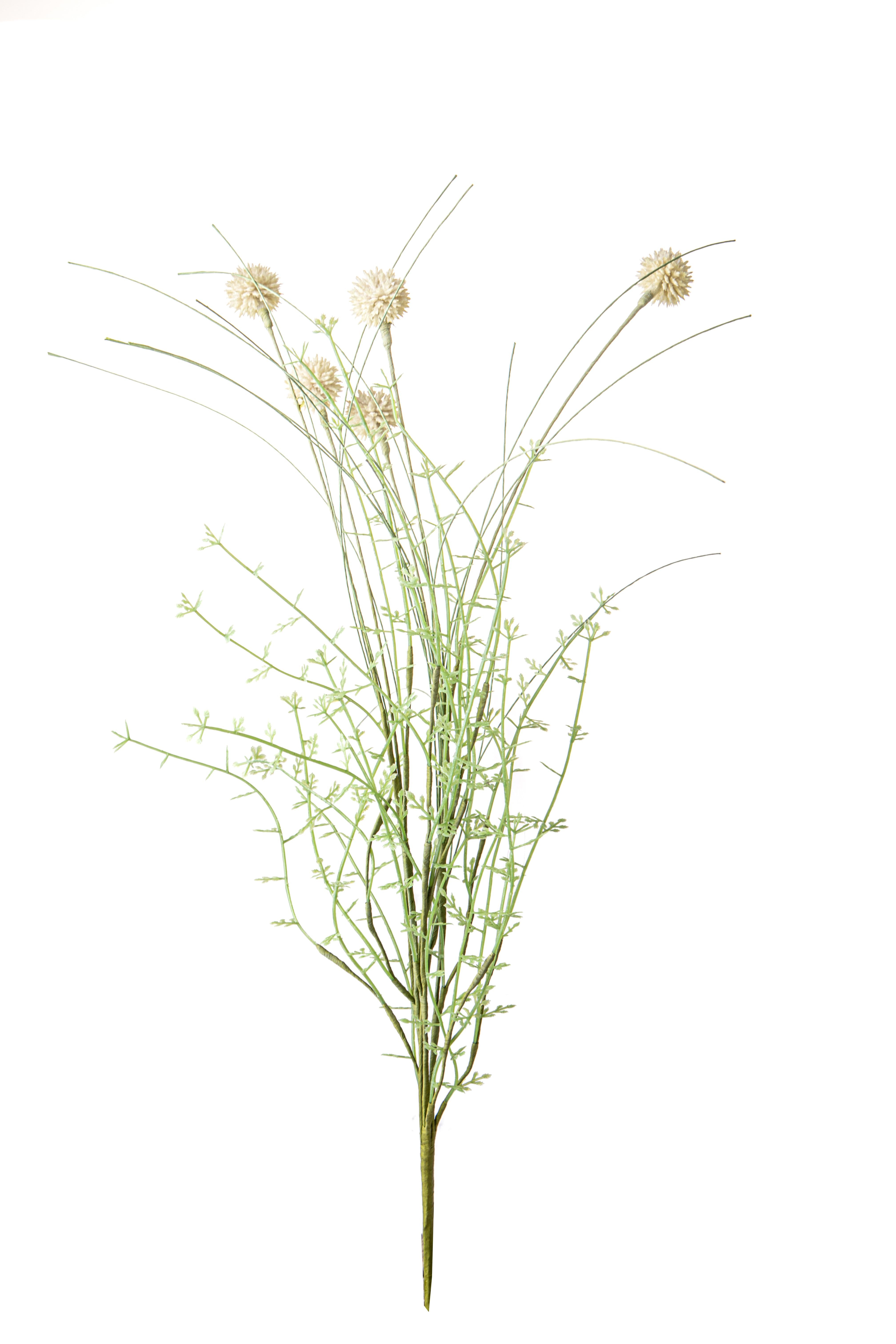 Set 4 Fiori Artificiali di Campo con Gonfrena H 60 cm