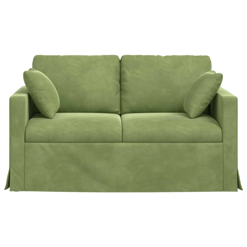 Divano | Divano da soggiorno | Sofa Verde chiaro 138 x 78 x 80 cm Velluto