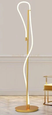 NOEMI-P O Lampada da terra led ottone spazzolato 36W dimmerabile dimmerabile lumen 2440 SDD 2800 - 5000k