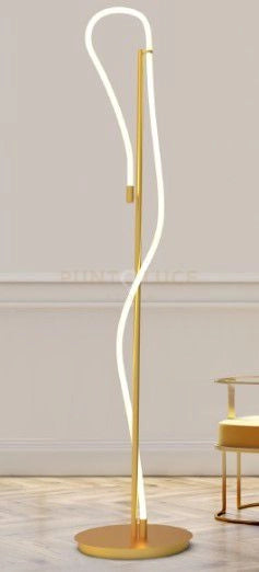 NOEMI-P O Lampada da terra led ottone spazzolato 36W dimmerabile dimmerabile lumen 2440 SDD 2800 - 5000k