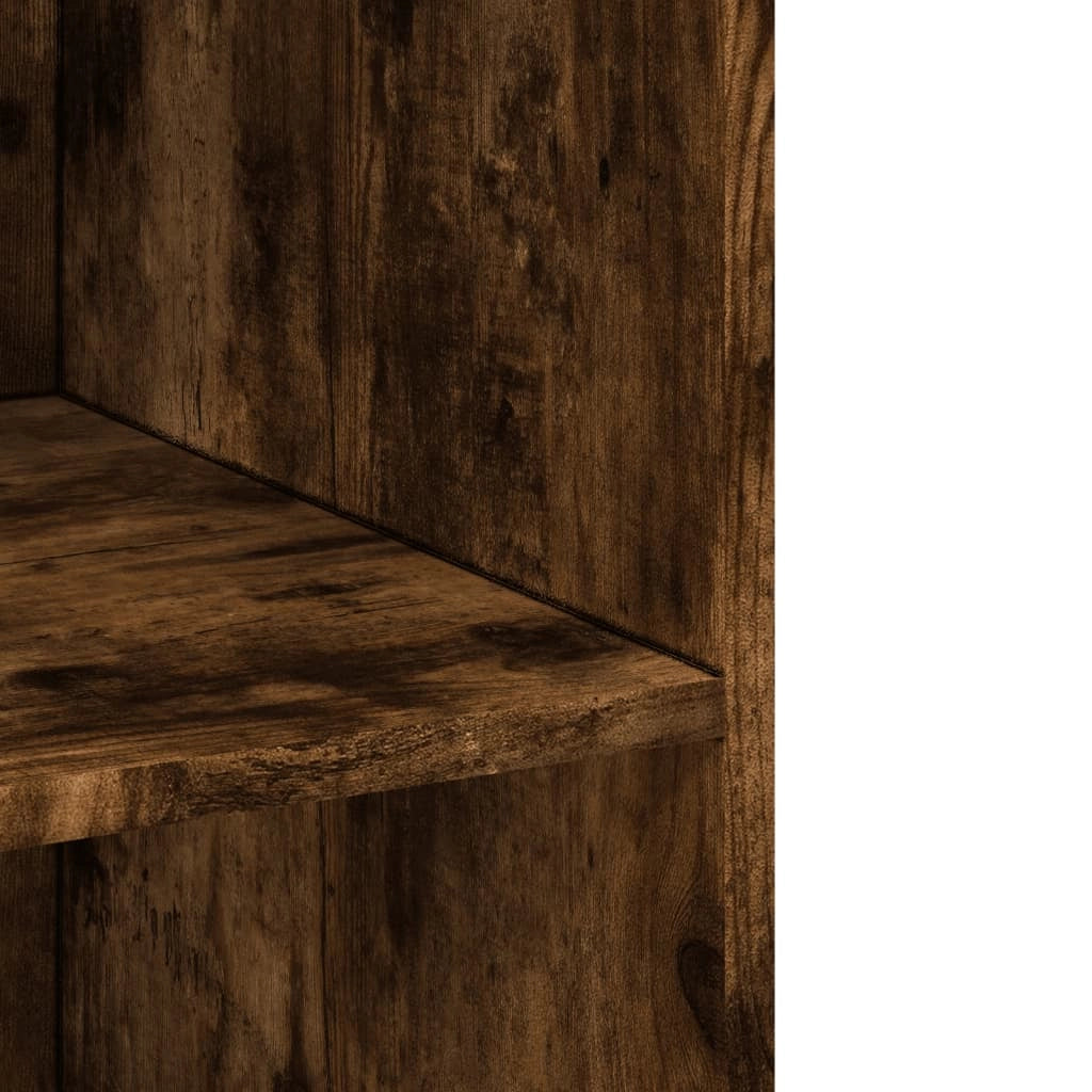 Credenza cassettiera cassettiera mobile contenitore organizer cucina soggiorno soggiorno alto 70 x 41 x 185 cm derivati ​​del legno marrone 02_0033555