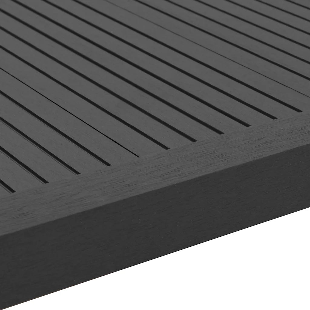 Profili Angolari per Bordi 5 pz in WPC 170 cm Nero CFW6480844