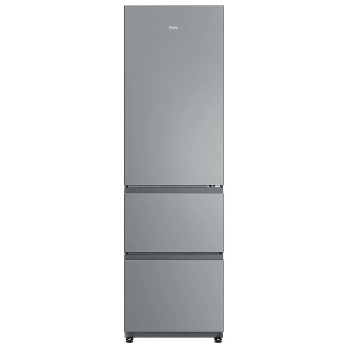 Haier HTR3518ENMX Frigorifero Combinato Libera Installazione Acciaio Inox