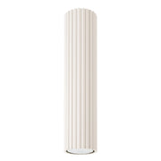 Spot soffitto tubo rigato beige 30cm GU10 Pure Lume