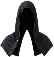 Hoodie-handdoek rinfrescante, asciugamano rinfrescante per collo e viso, asciugamano per gelidi per caldo tempo, cappuccio per sport, campeggio, bicicletta e altre attività - nero