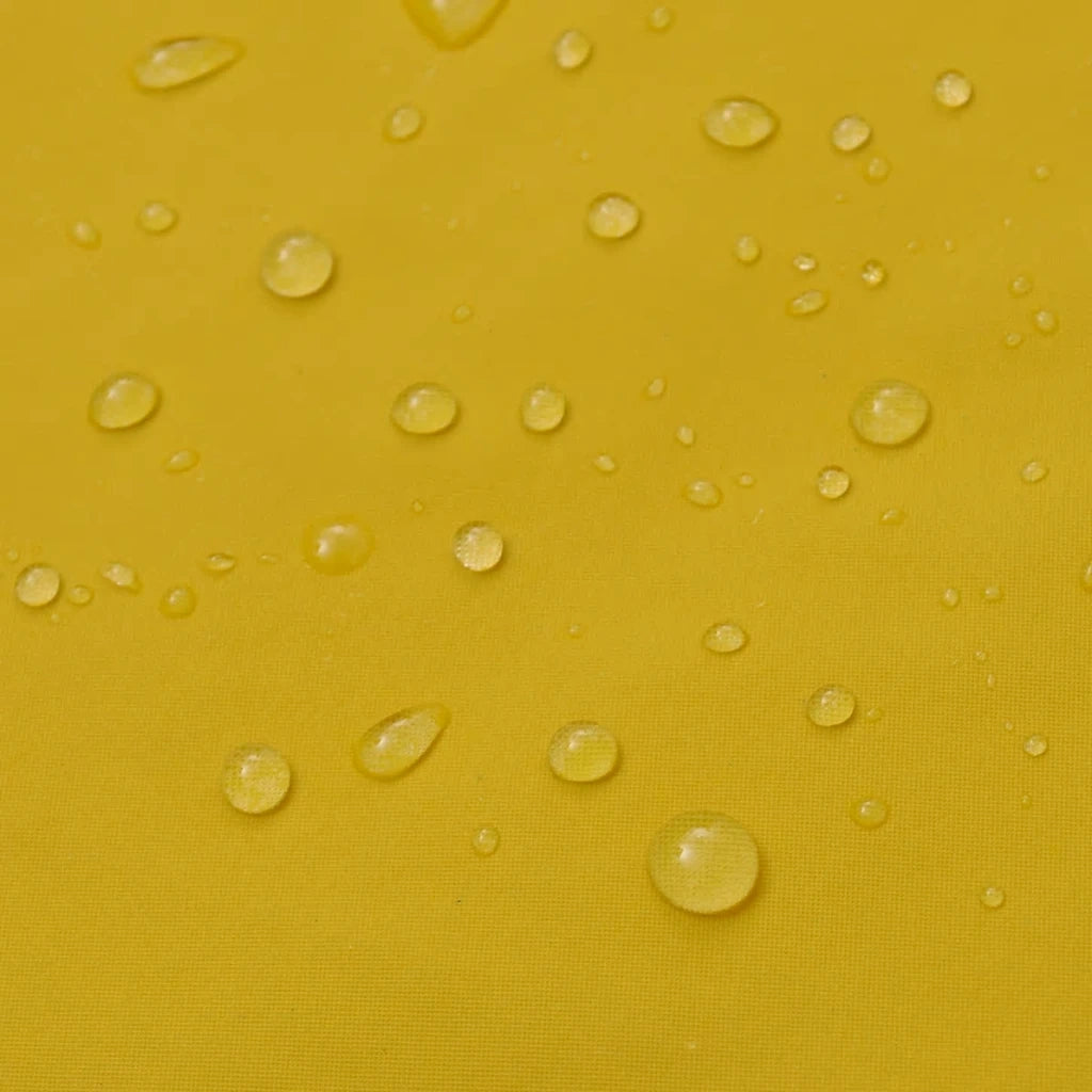 Impermeabile Lungo Resistente all'Acqua Cappuccio Giallo XXL 130771