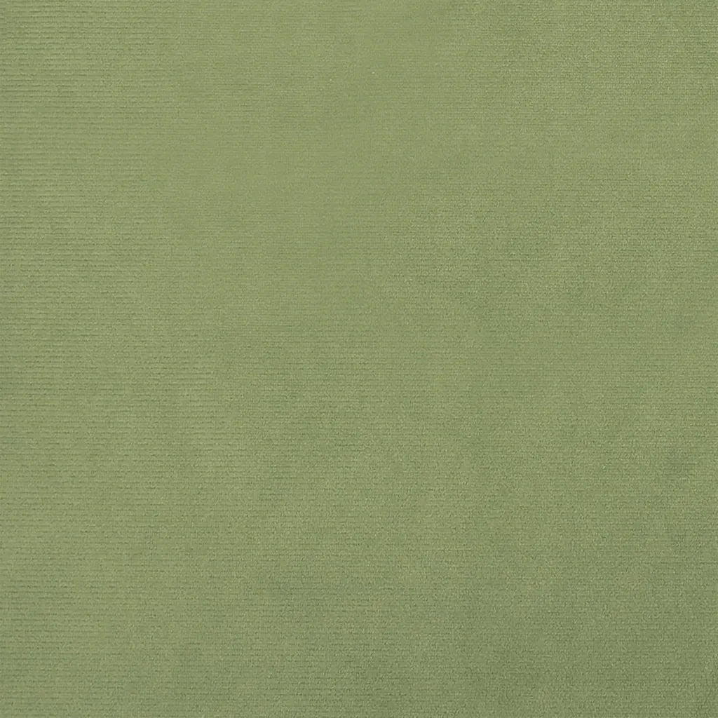 Sgabello Rotondo con Contenitore Verde Senape in Velluto 31 x 37 cm