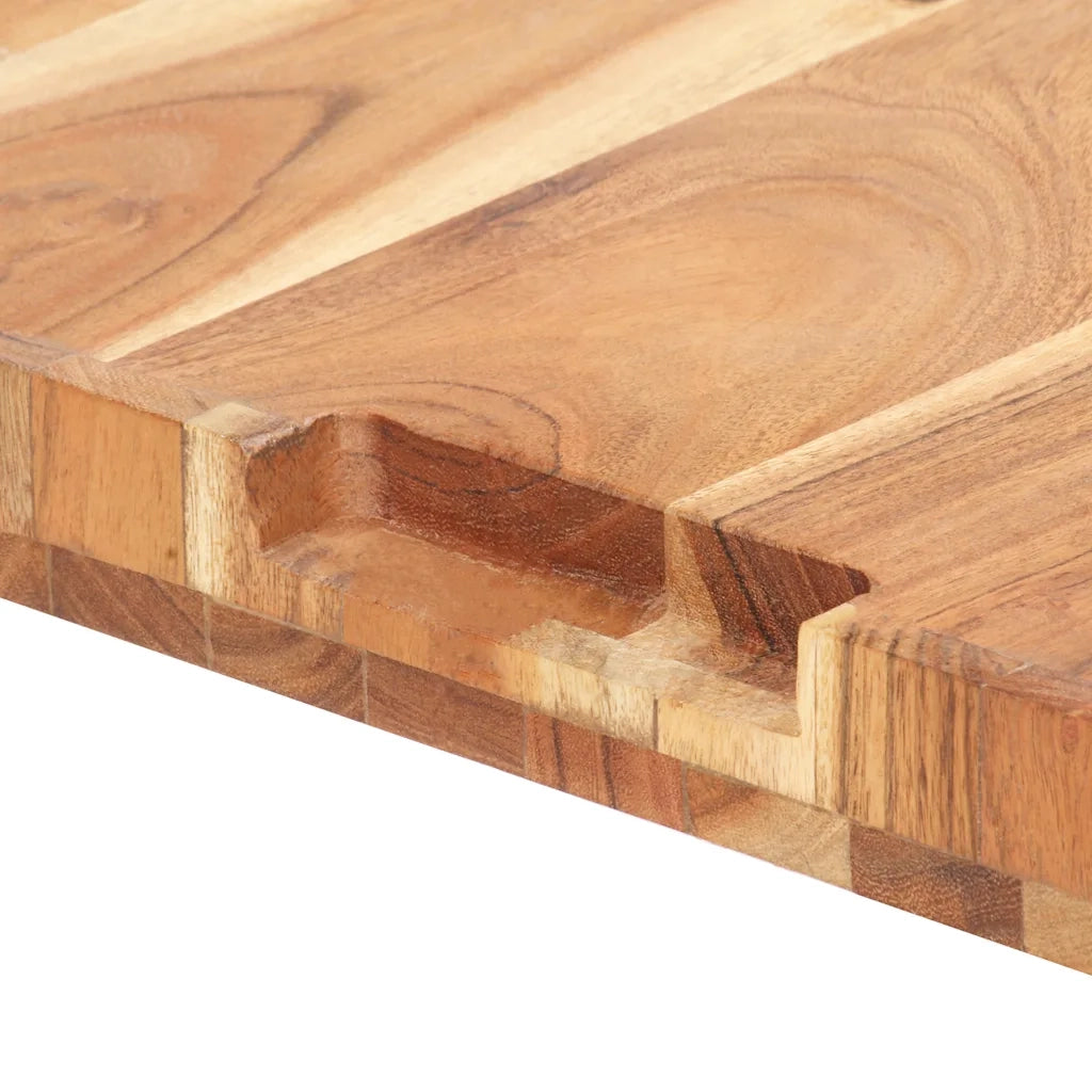 Tagliere 40x30x4 cm in Legno Massello di Acacia 286568
