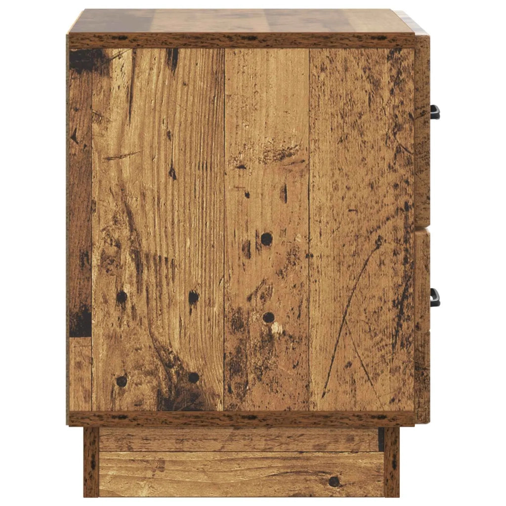 Armadio da Notte 2 pcs Legno antico 43 x 34,5 x 44,5 cm 895232