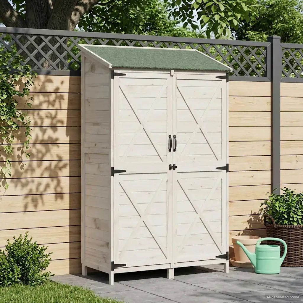 Capanno da Giardino Bianco 106 x 56 x 176,5 cm 42033481