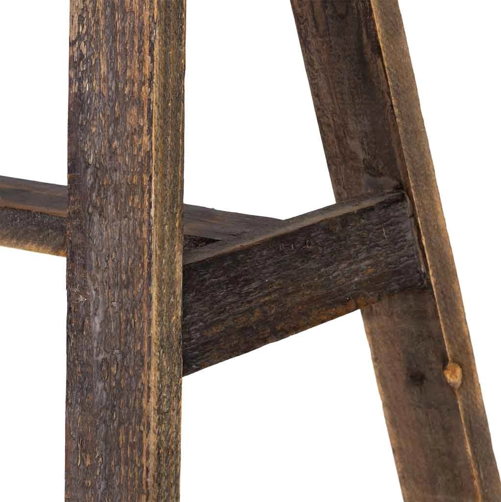 Sgabello in legno 42x28x43h cm