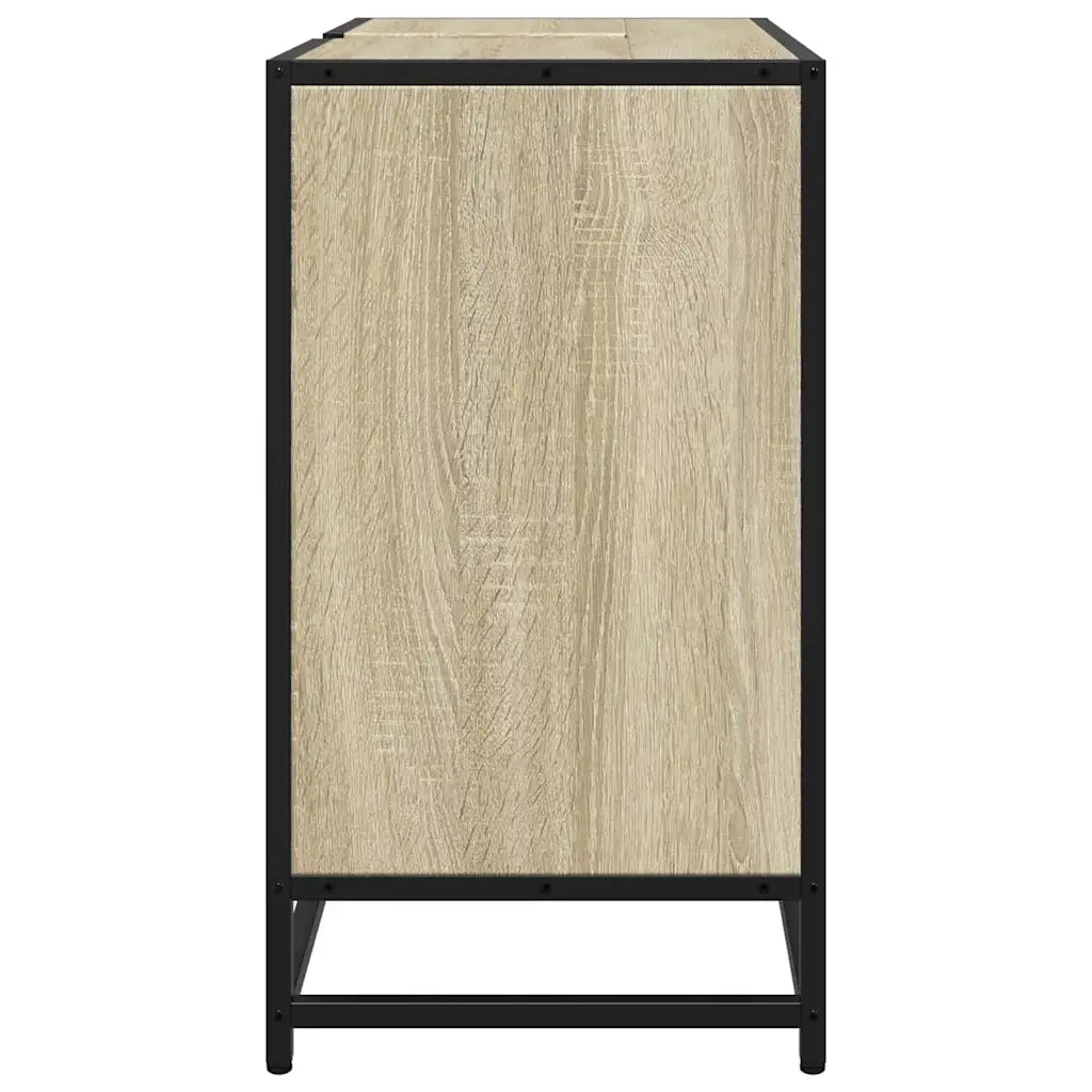 Mobile Lavabo da Bagno Rovere Sonoma 65x33x60 cm in Truciolato
