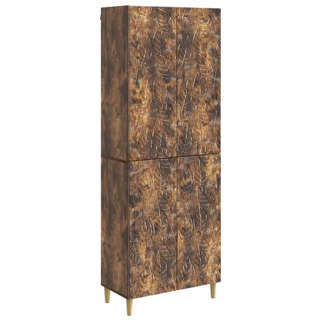 Set di armadi 2 pcs Rovere Fumo Legno ingegnerizzato 3416705