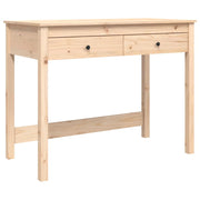 Scrivania | Tavolo da Ufficio con Cassetti 100x50x78 cm in Legno Massello di Pino