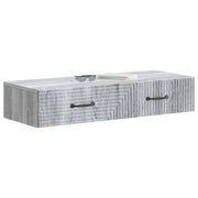 Tavolino da Parete Laterale | Tavolo laterale | Tavolino Grigio Sonoma 87,5 x 34,5 x 17 cm