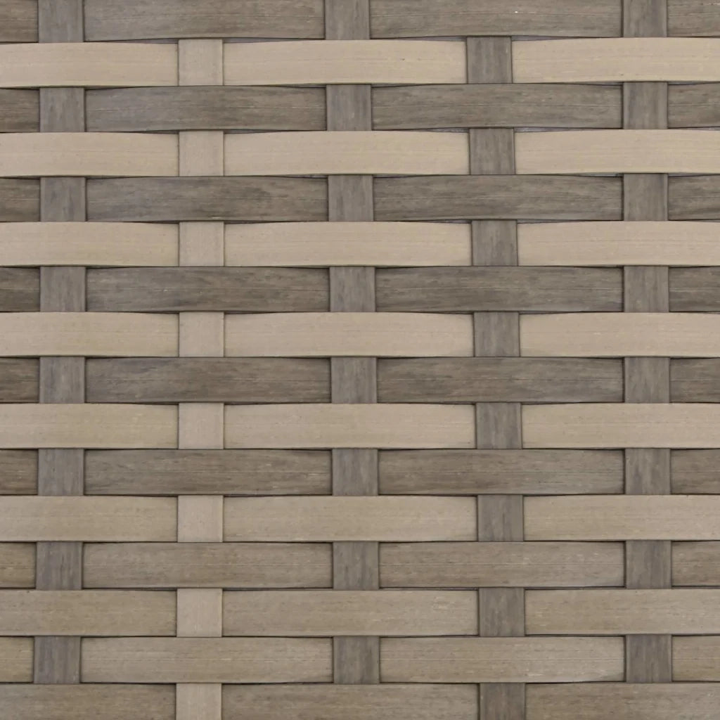 Poltrona Reclinabile Giardino Cuscini Marrone Chiaro Polyrattan CFW7934535