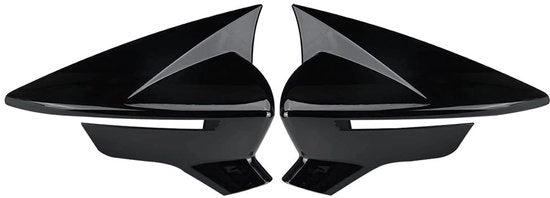 Kit di protezione per specchi laterali - 2x cappotti ABS - Nero lucido - Compatibile con SEAT Leon MK3 5F ST FR Cupra I/b*iza Mk5 Arona KJ7 2017-2020 - di alta qualità e duraturo