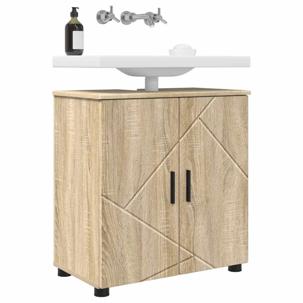 Mobile da Bagno con archiviazione Rovere Sonoma 61 x 35 x 64 cm 883286