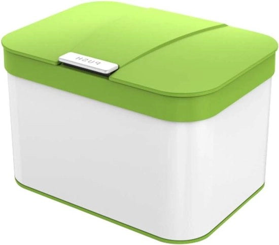 Contenitori per Rifiuti da Cucina - 4,3 Litri Bacinella in Plastica Bianca