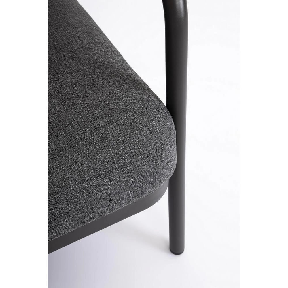 Set da 4 Salotto da Esterno in Alluminio con Cuscini e Corda - VERALIS