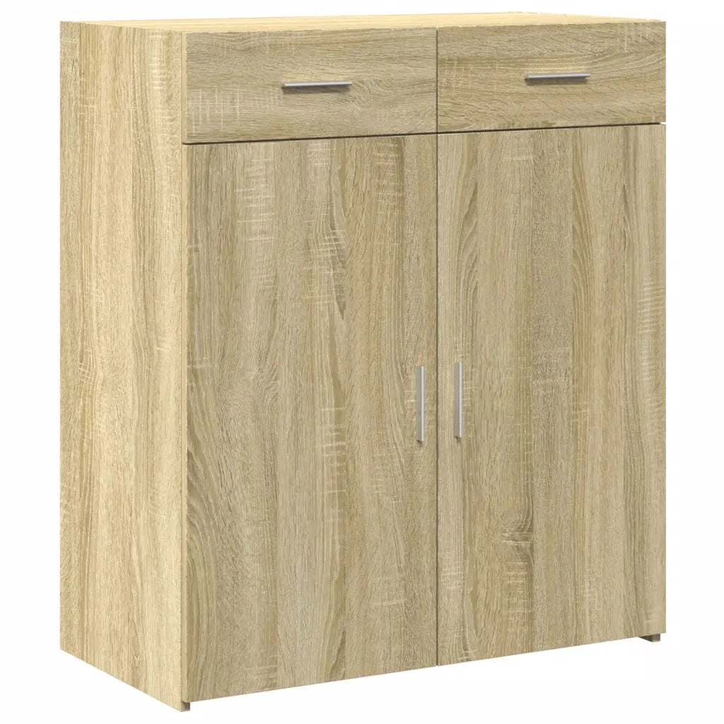Credenza | Madia | Buffet da pranzo | Armadio da pranzo Rovere Sonoma 80x42,5x93 cm in Legno Multistrato