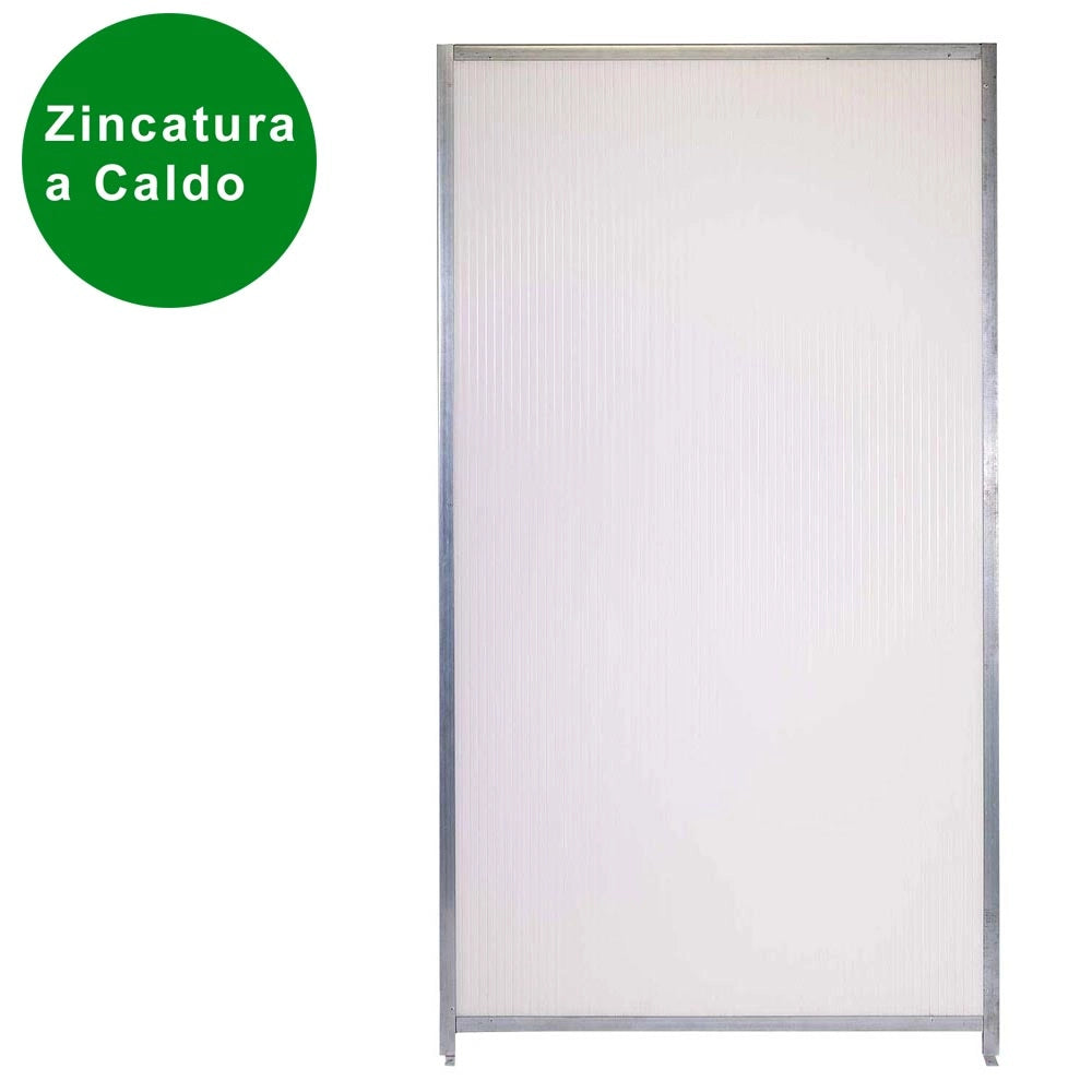 Recinto per cani da 3x2 metri con copertura & retro isolato coibentato zincatura a caldo