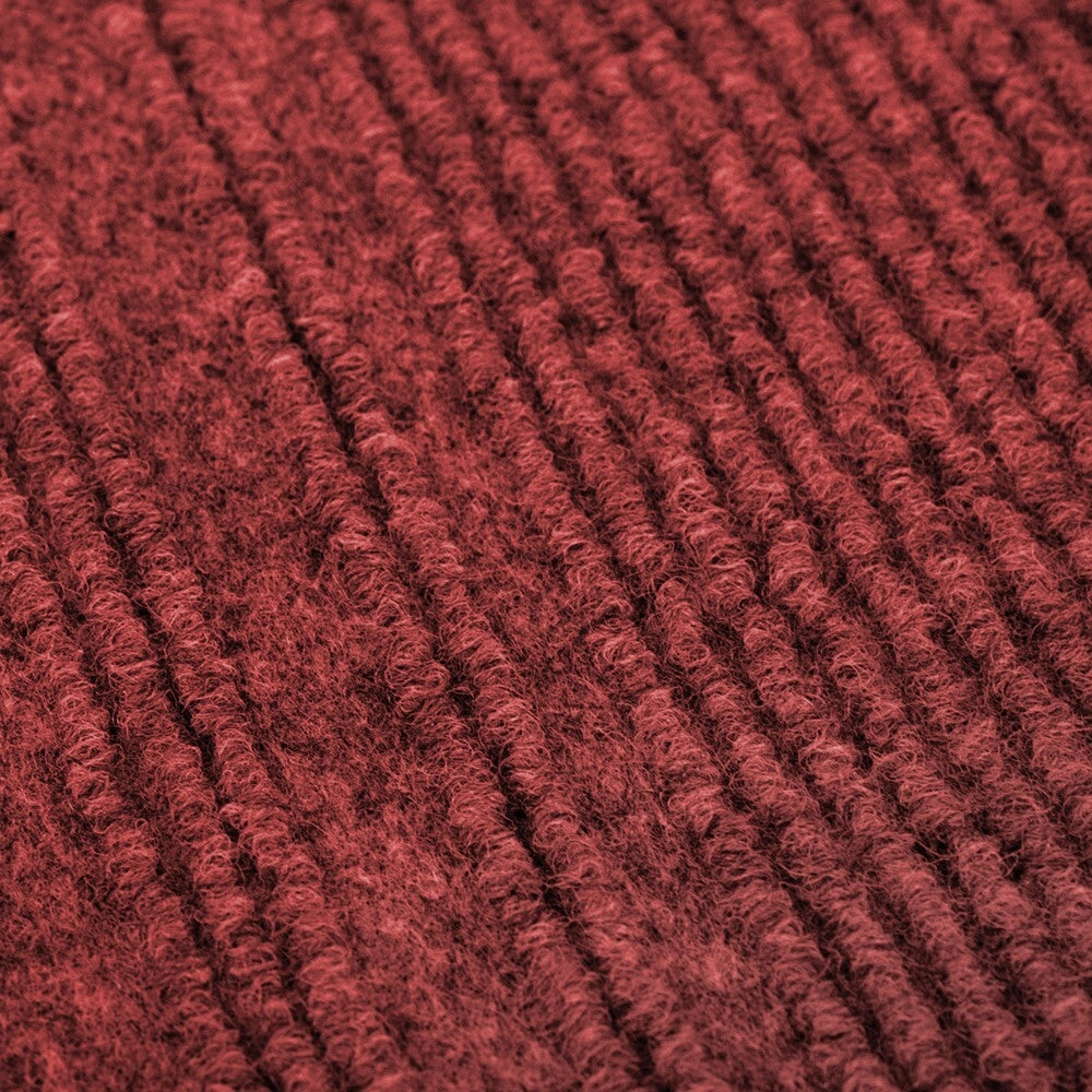 Tappeto Passatoia Antiscivolo 67x340 cm Interno Esterno Corridoio Scala Assorbente Bordeaux