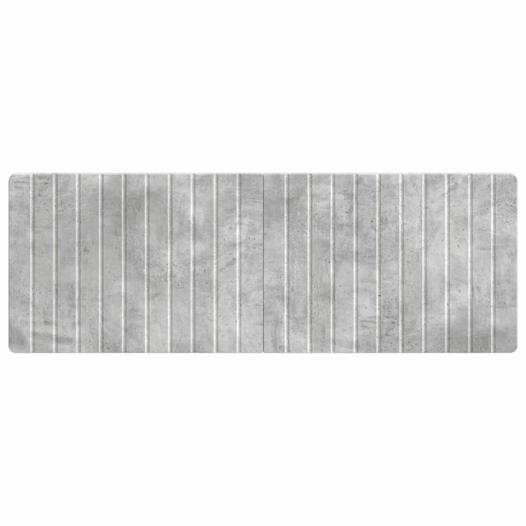 Testiera da Muro ZWOLLE Grigio Cemento Legno ingegnerizzato 896518