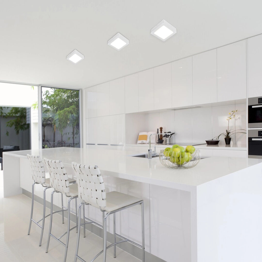 Plafoniera LED quadrata bianca 24W 4000K 22cm Rabalux Shaun2