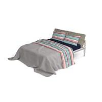 Set Lenzuola Singolo con Stampa Sopra Sotto e Federe Sarah