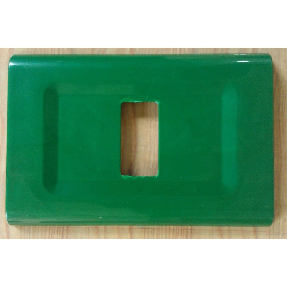 Trade Shop - Placchette Placche In Abs Serie Magic Elite Bticino Compatibili Color Copriprese - Verde -1 Foro     -