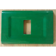 Trade Shop - Placchette Placche In Abs Serie Magic Elite Bticino Compatibili Color Copriprese - Verde -1 Foro     -