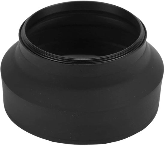 Parasole 77 mm - Gomma/Metallo - Ripiegabile - Protettivo - 3 Stati Regolabili - Evita la Luce Diffusa