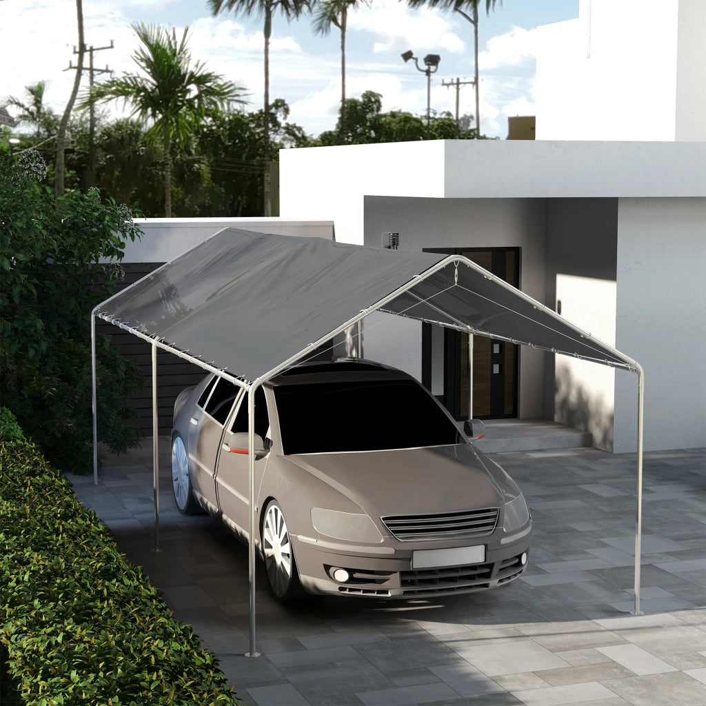 Copertura per carport 3x6 m ¨C zephmum ¨C 48 elastici con pallini