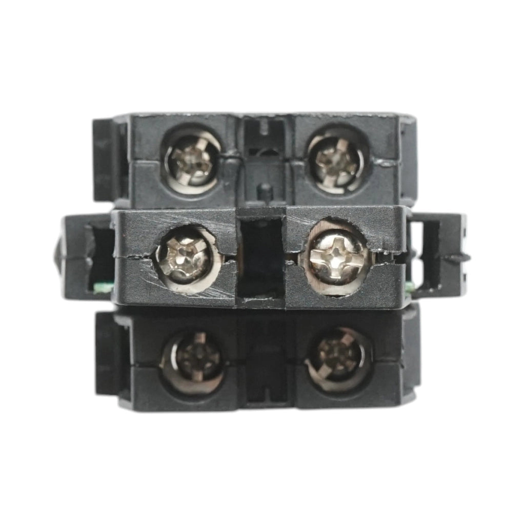 Pulsante di comando illuminato 24V AC/DC LED rosso con ritorno 1NO+1NC, 10A/600V AC, 1A/250V DC LA42 Breckner Germany