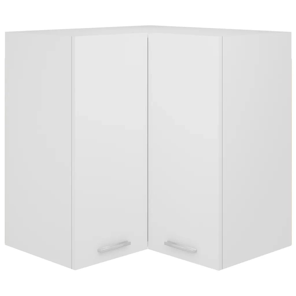 Pensile Angolare Â“LyonÂ” Bianco 57x57x60 cm