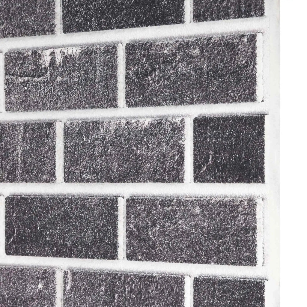Pannelli da parete 10 pz Nero e Grigio 100 x 50 cm Schiuma EPS CFW7969800