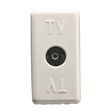 PRESA COASSIALE TV FEMMINA 'SYSTEM' Bianco - GEWISS