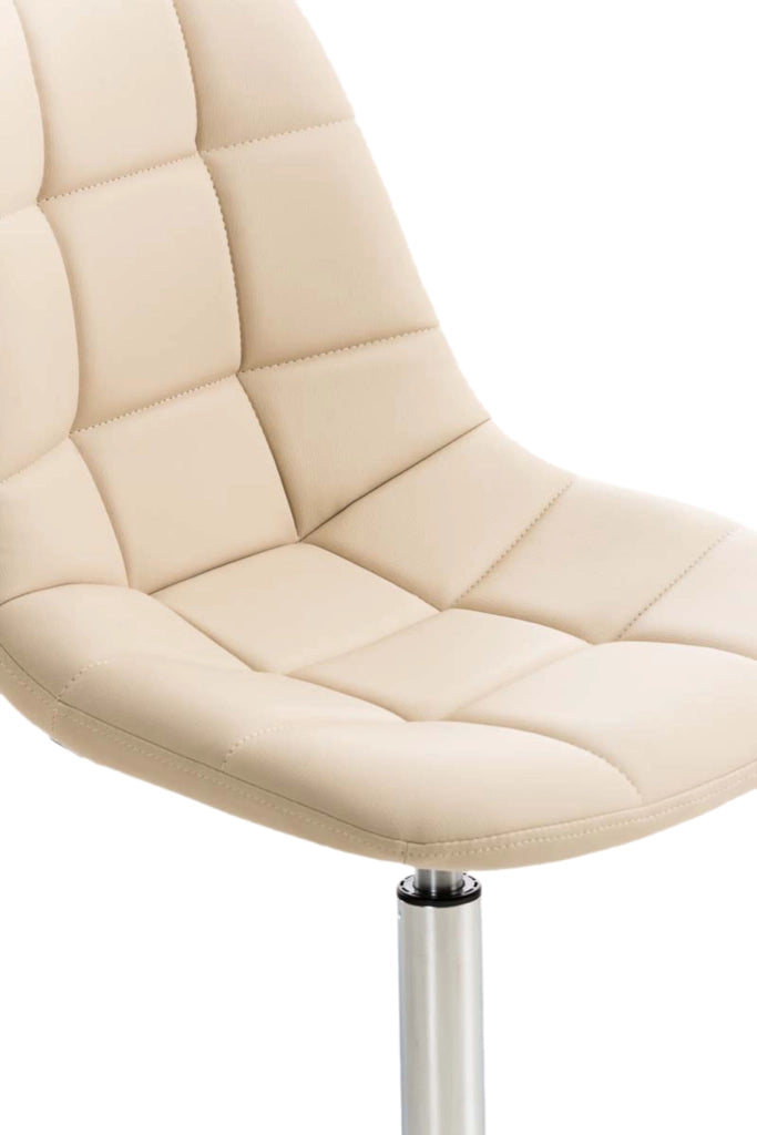 Set di 2 sedie Emil in similpelle crema